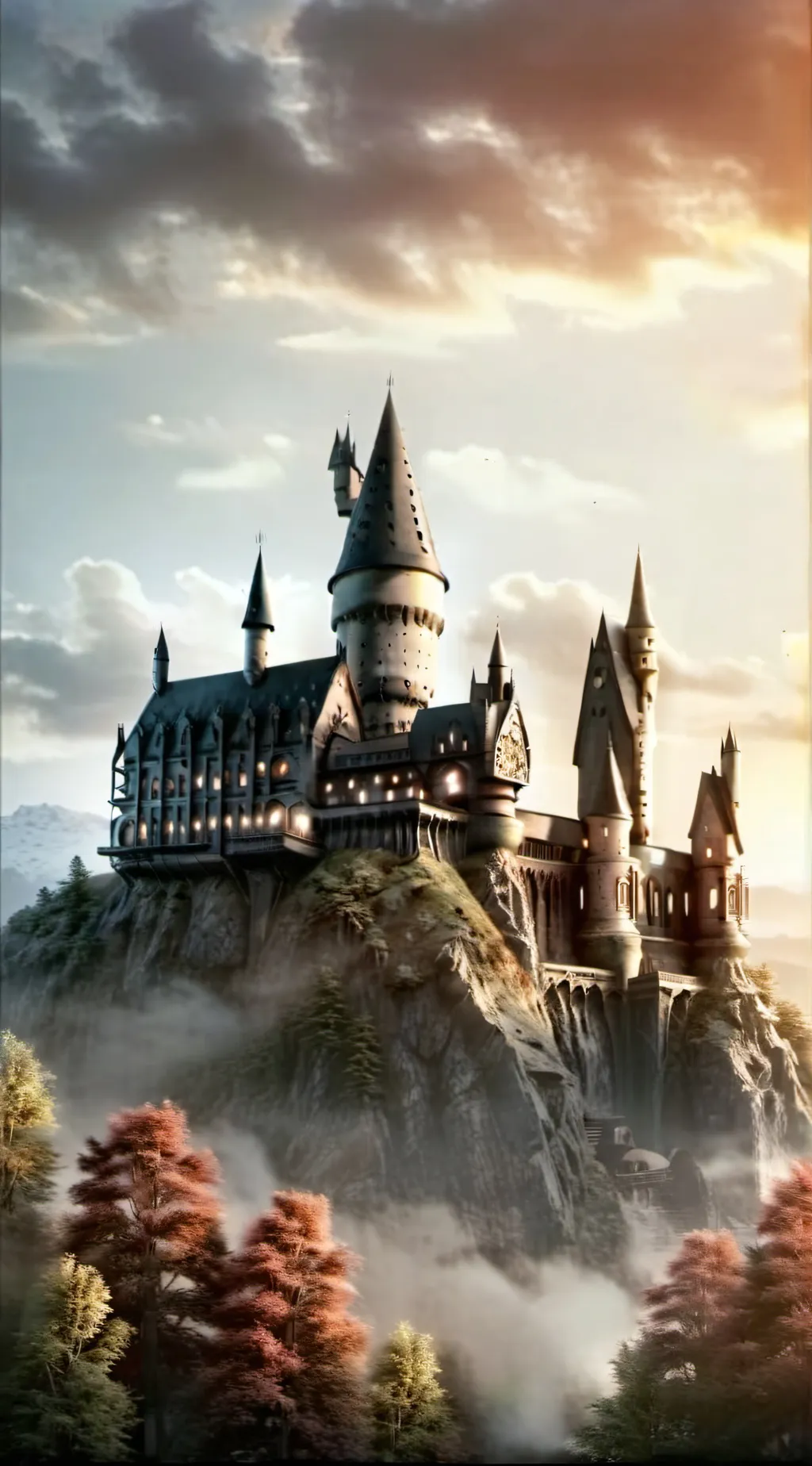 ai character: Hogwarts background