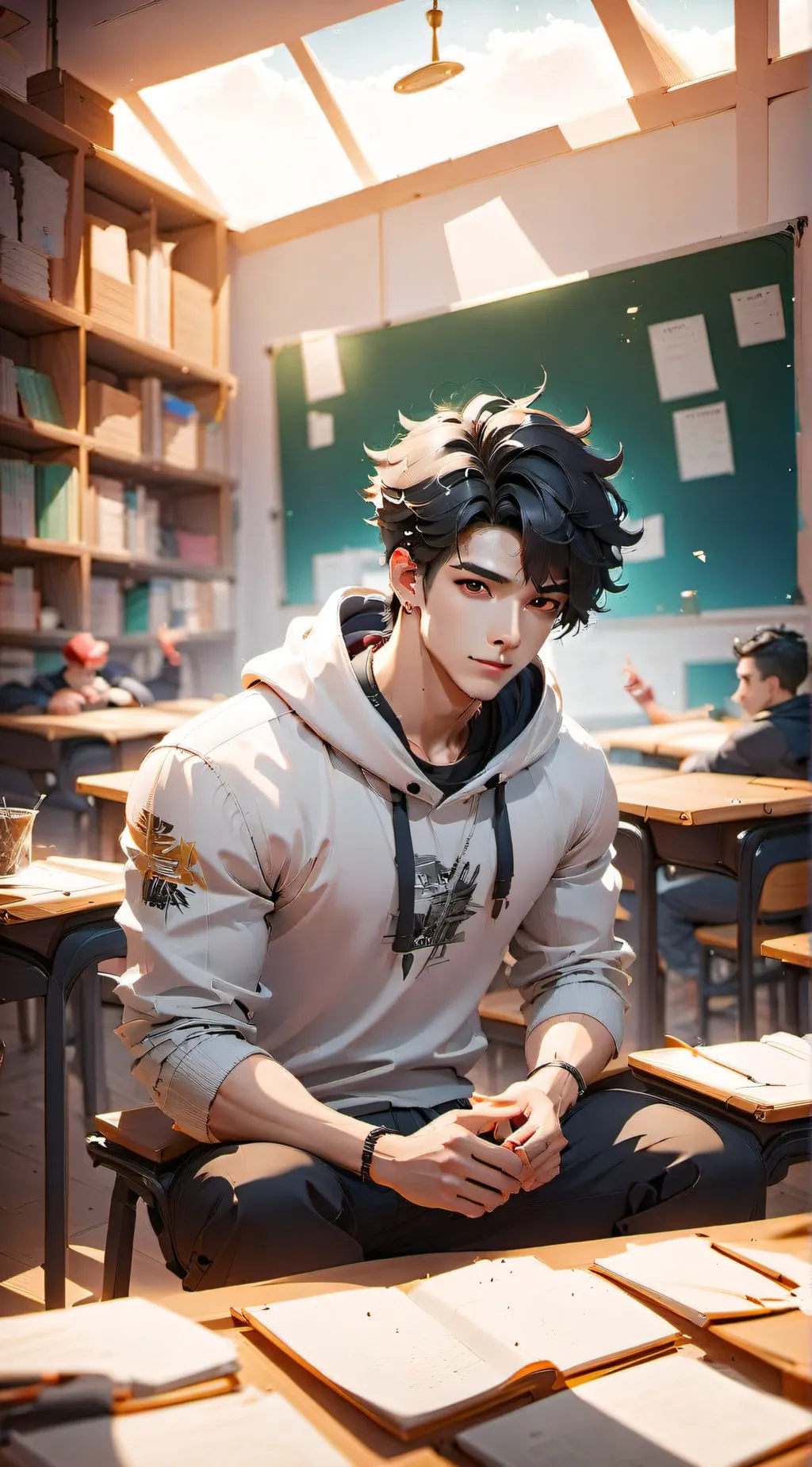 ai character: Isaac Flicks background