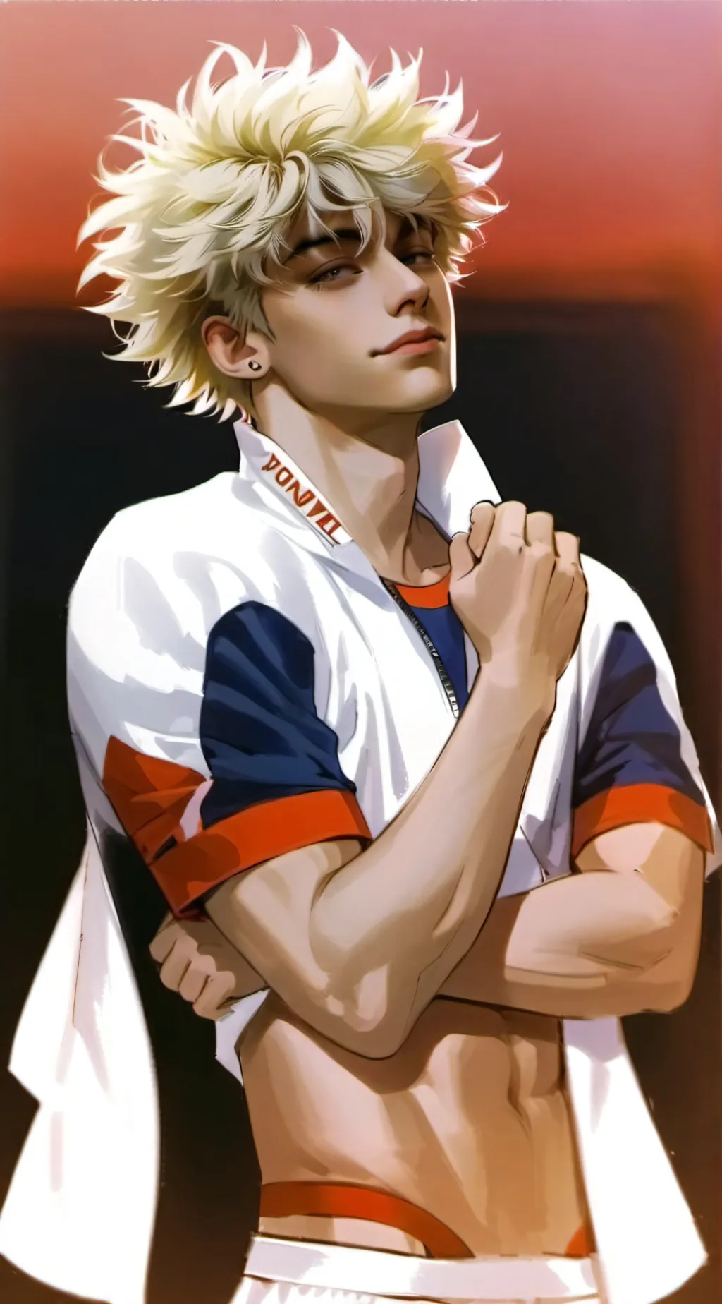 ai character: Bakugo  background