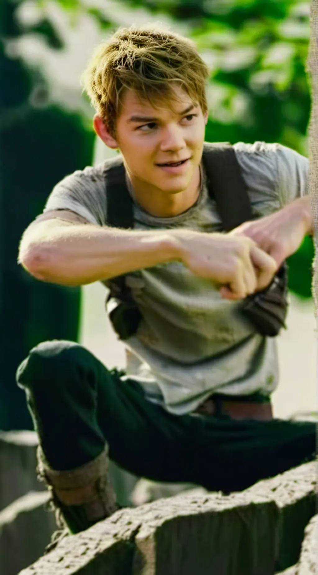 ai character: Maze runner background