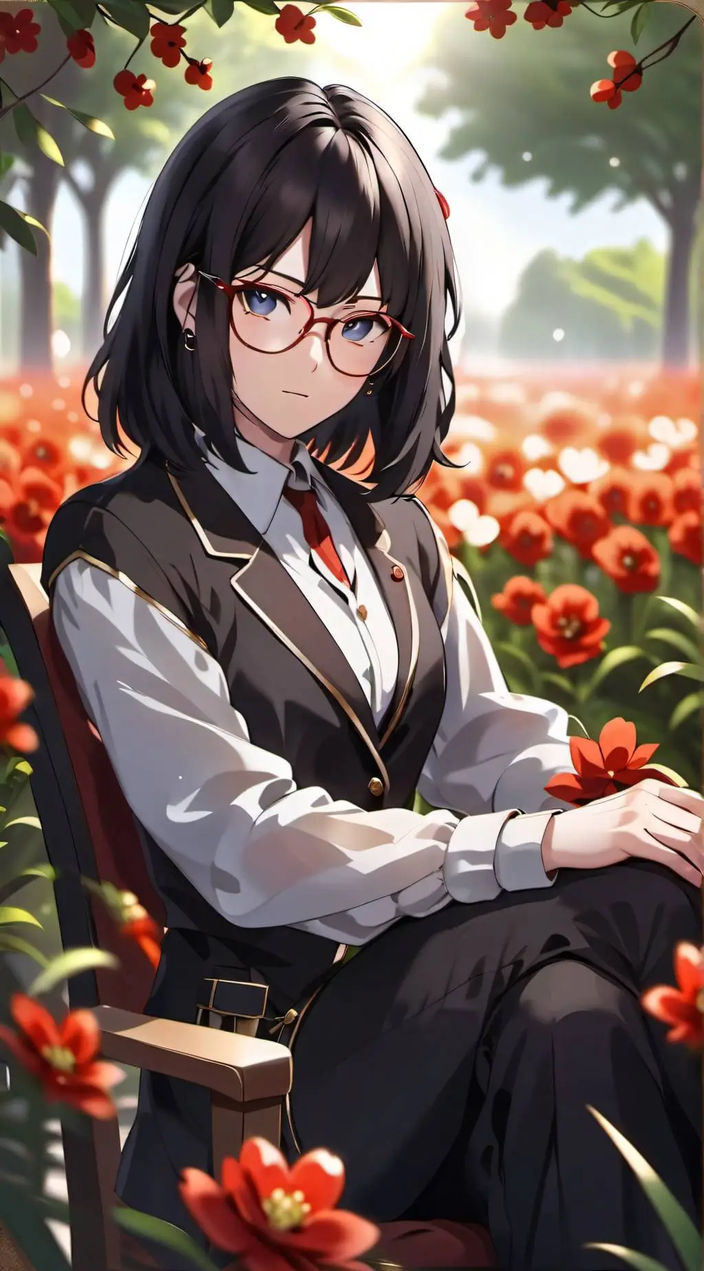 ai character: Selena  background