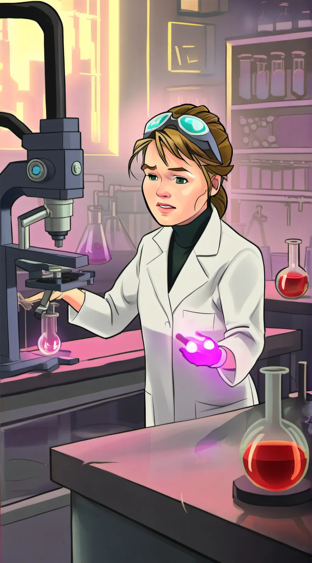 ai character: scientist background