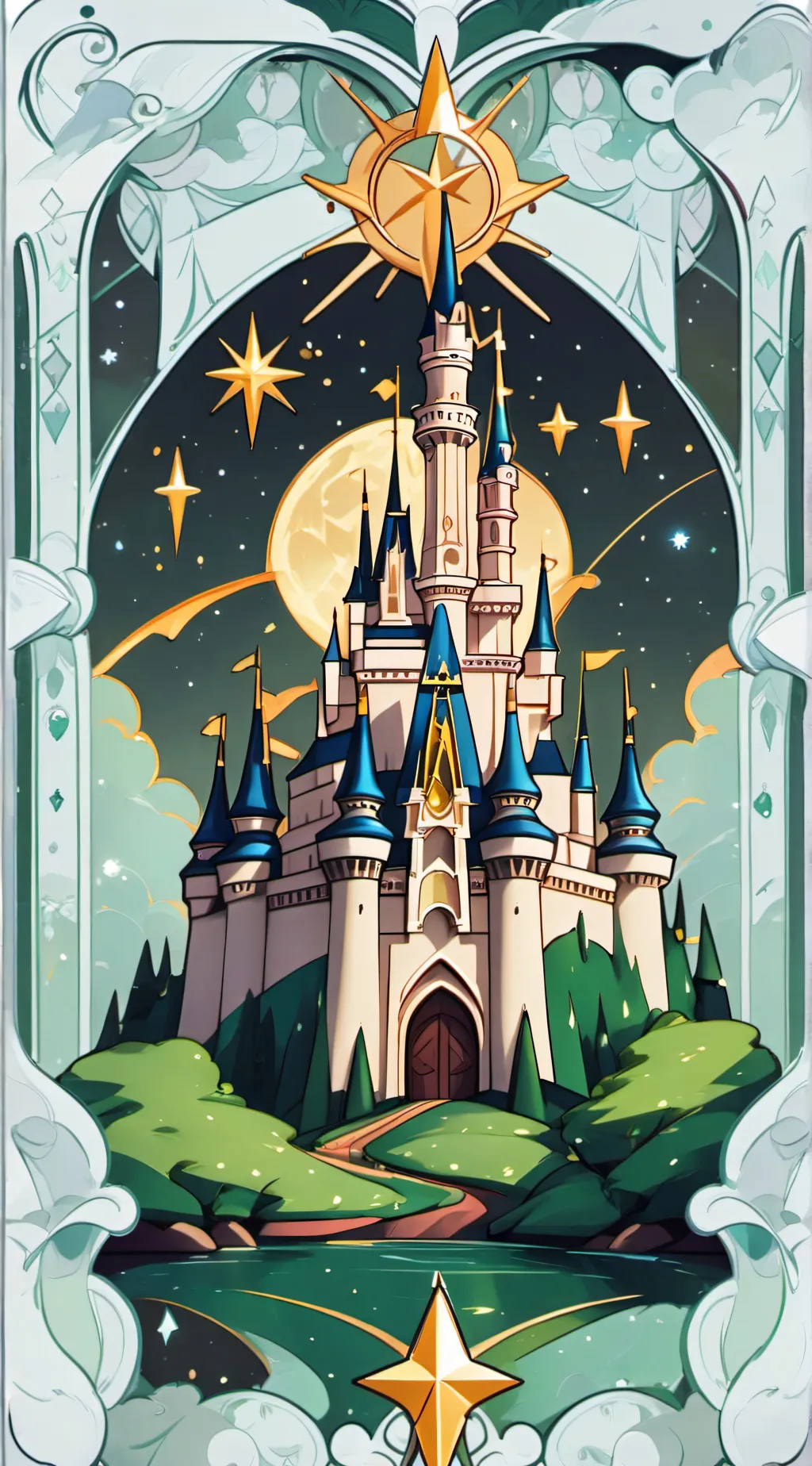 ai character: Once upon a Studio background