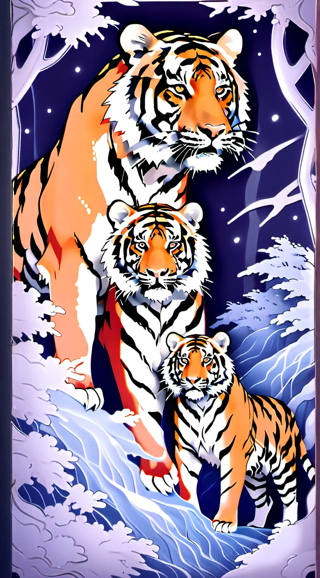 ai character: tigers background