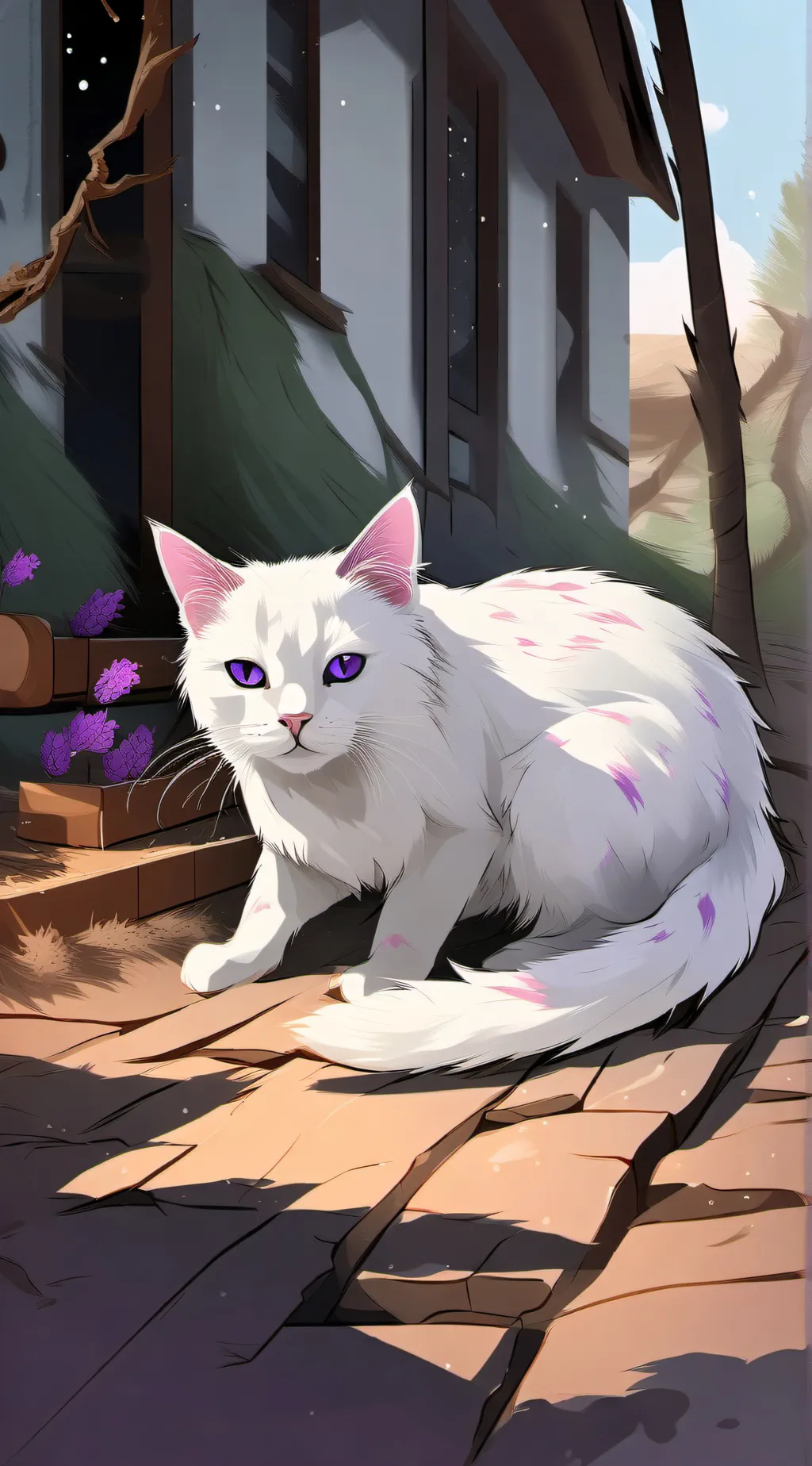 ai character: flowerwing background