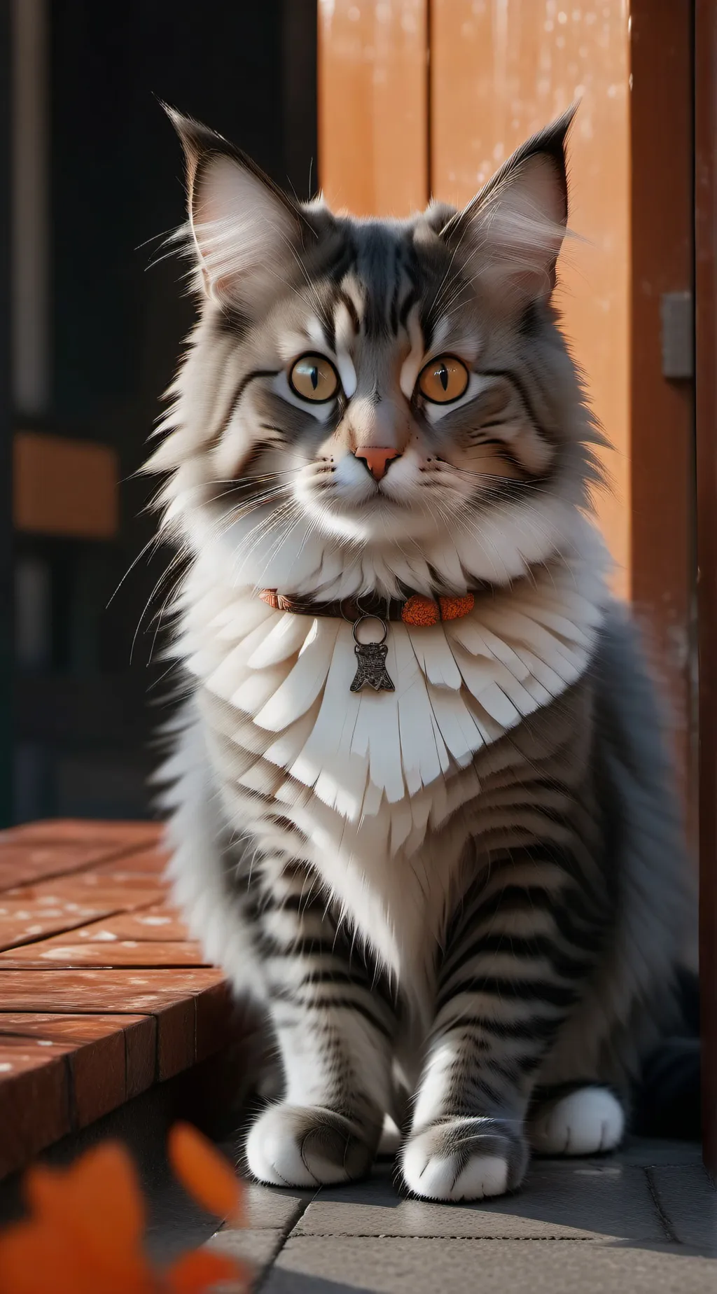 ai character: cat background