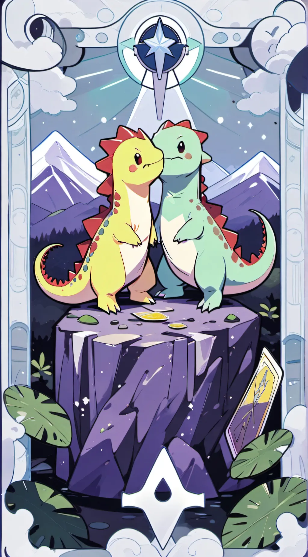 ai character: T-nug and axel background