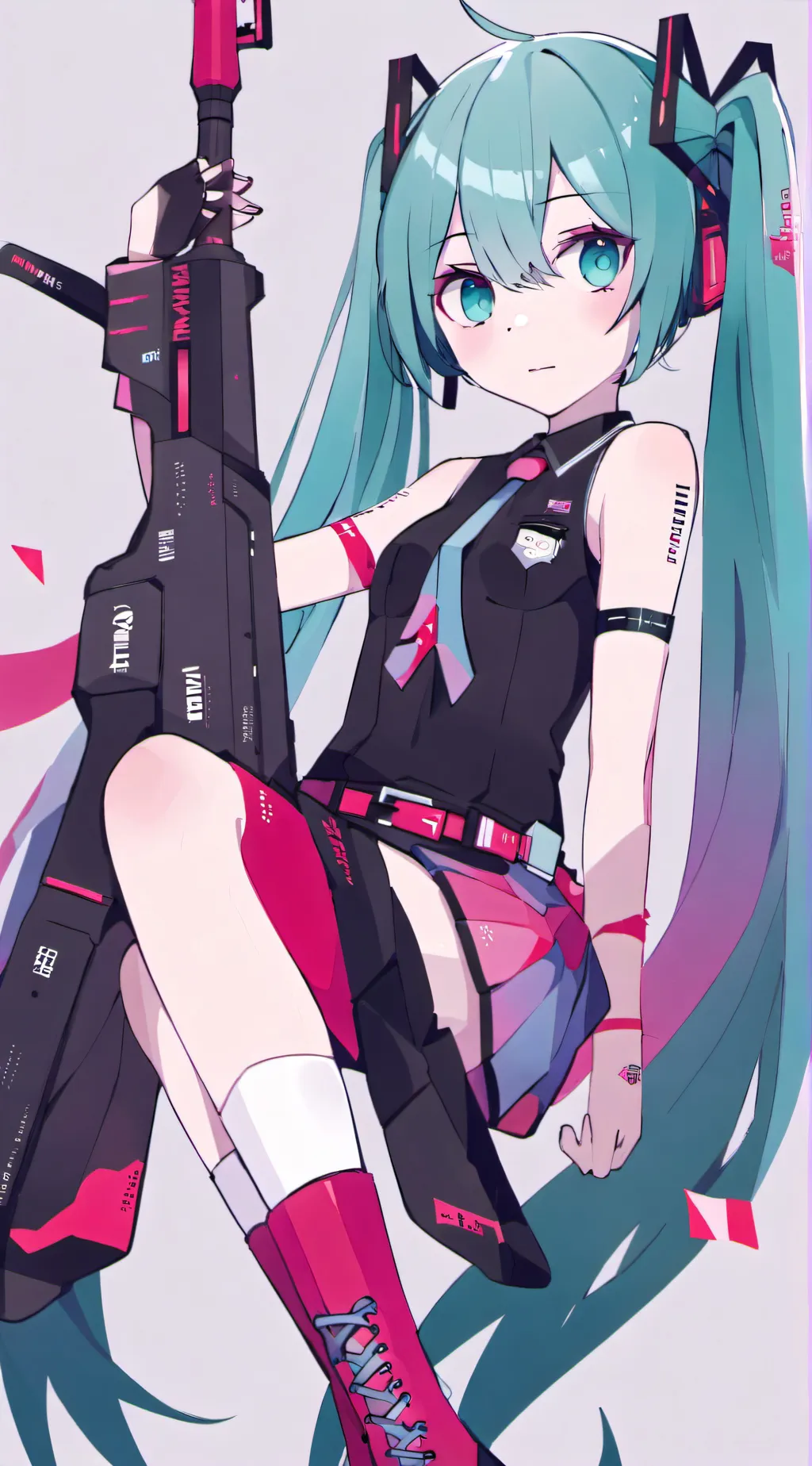 ai character: Hatsune Miku background