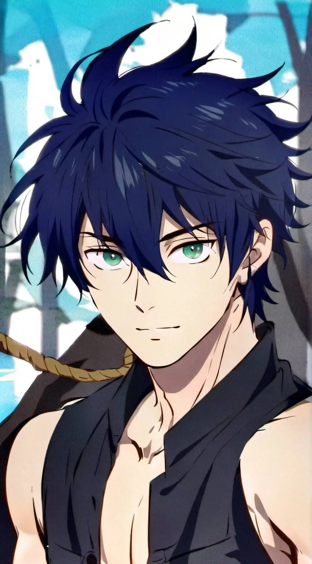 ai character: Inosuke background