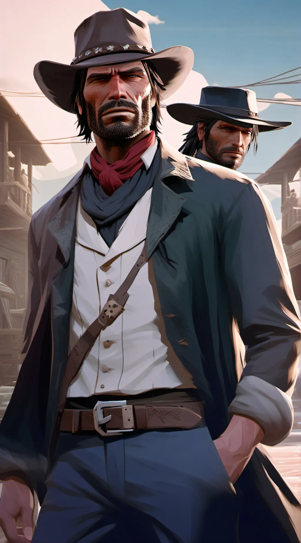 ai character: rdr2 boys background