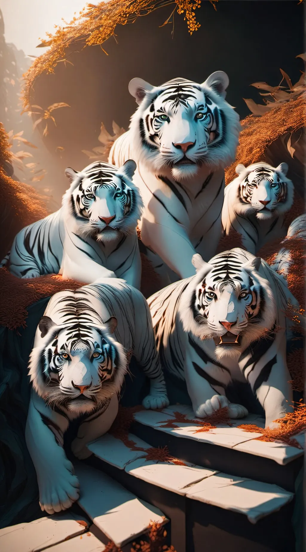 ai character: The White Tigers background
