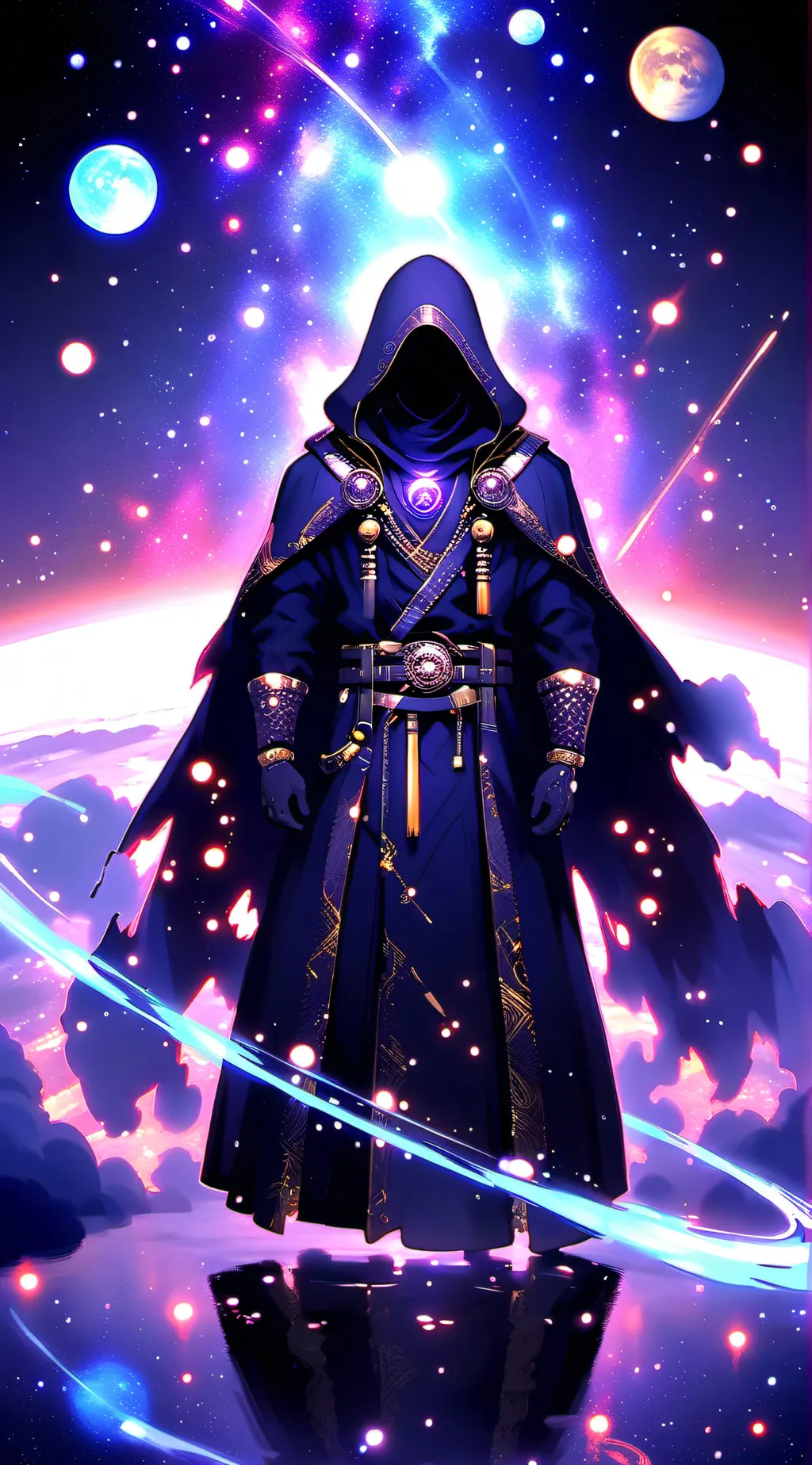 ai character: The “Watcher.” background