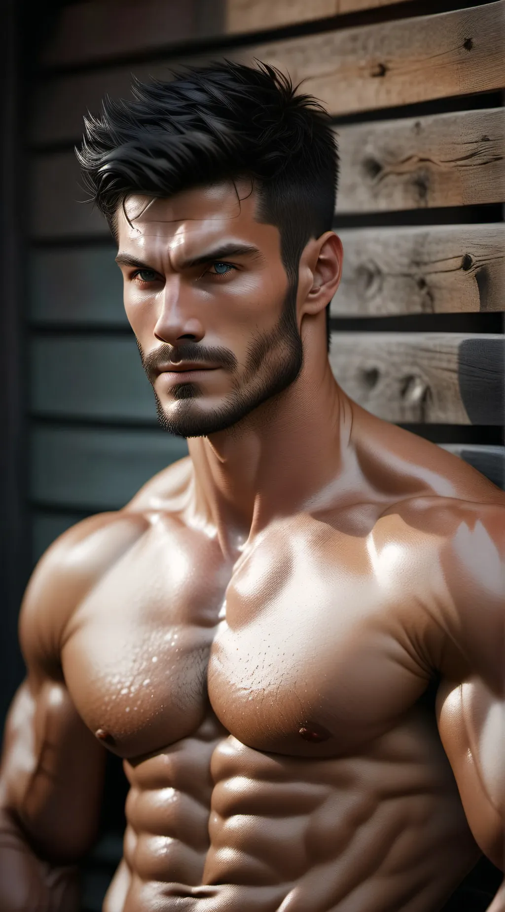 ai character: Adam  background