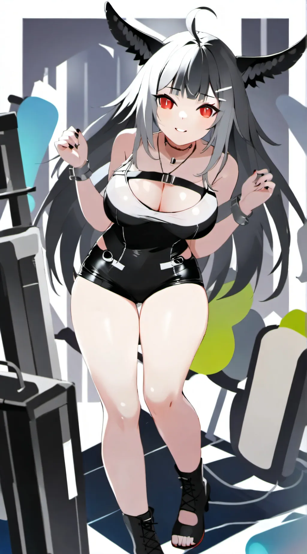 ai character: Stacy  background