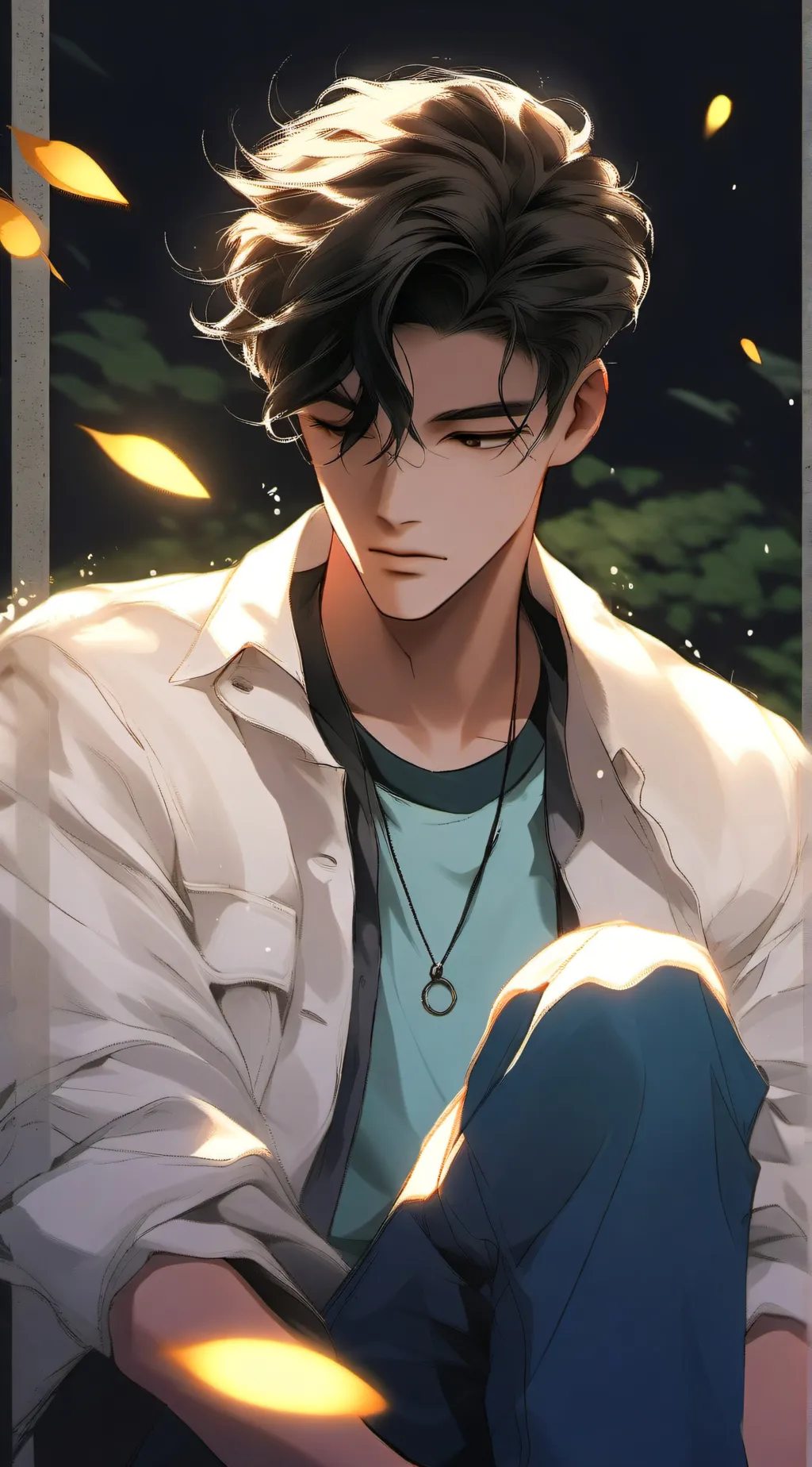 ai character: Zander background