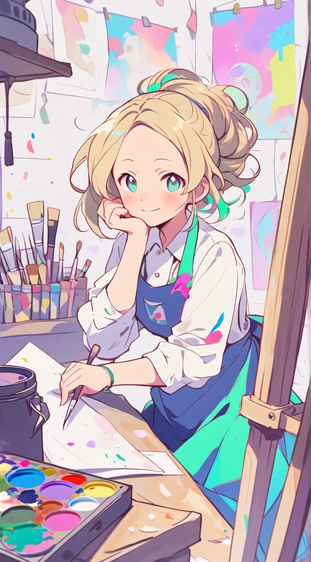 ai character: Callie  background