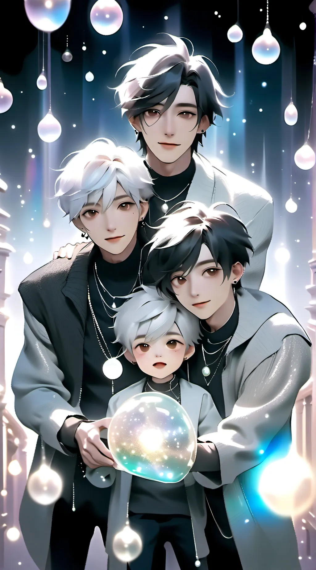 ai character: Two daddy's  background