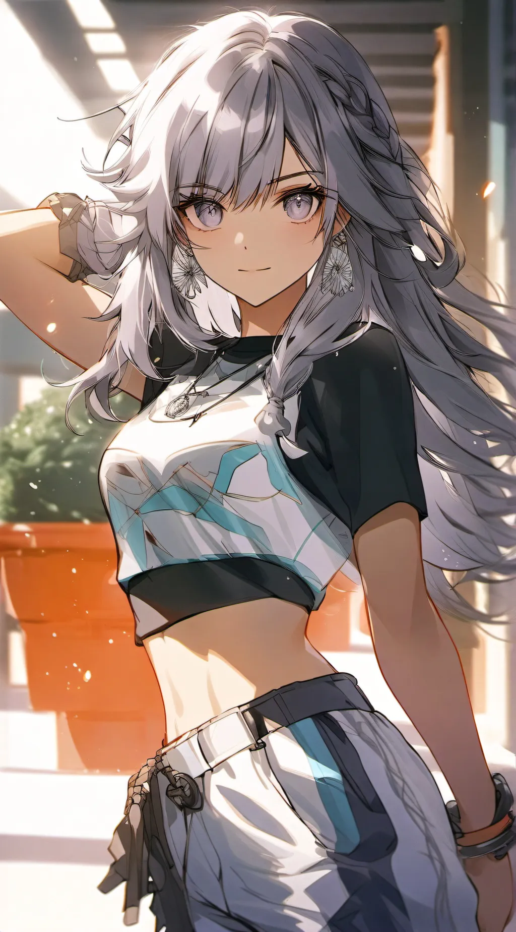 ai character: Selina  background