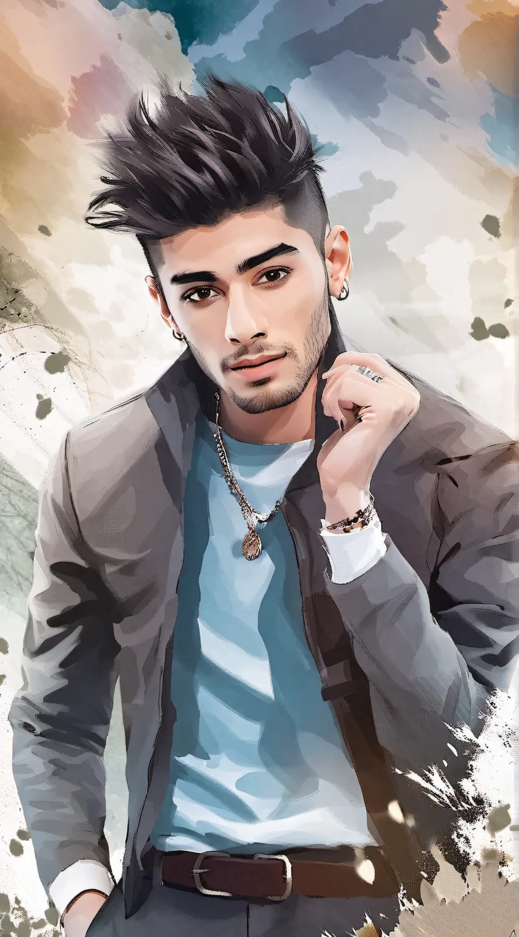 ai character: Zayn Malik background