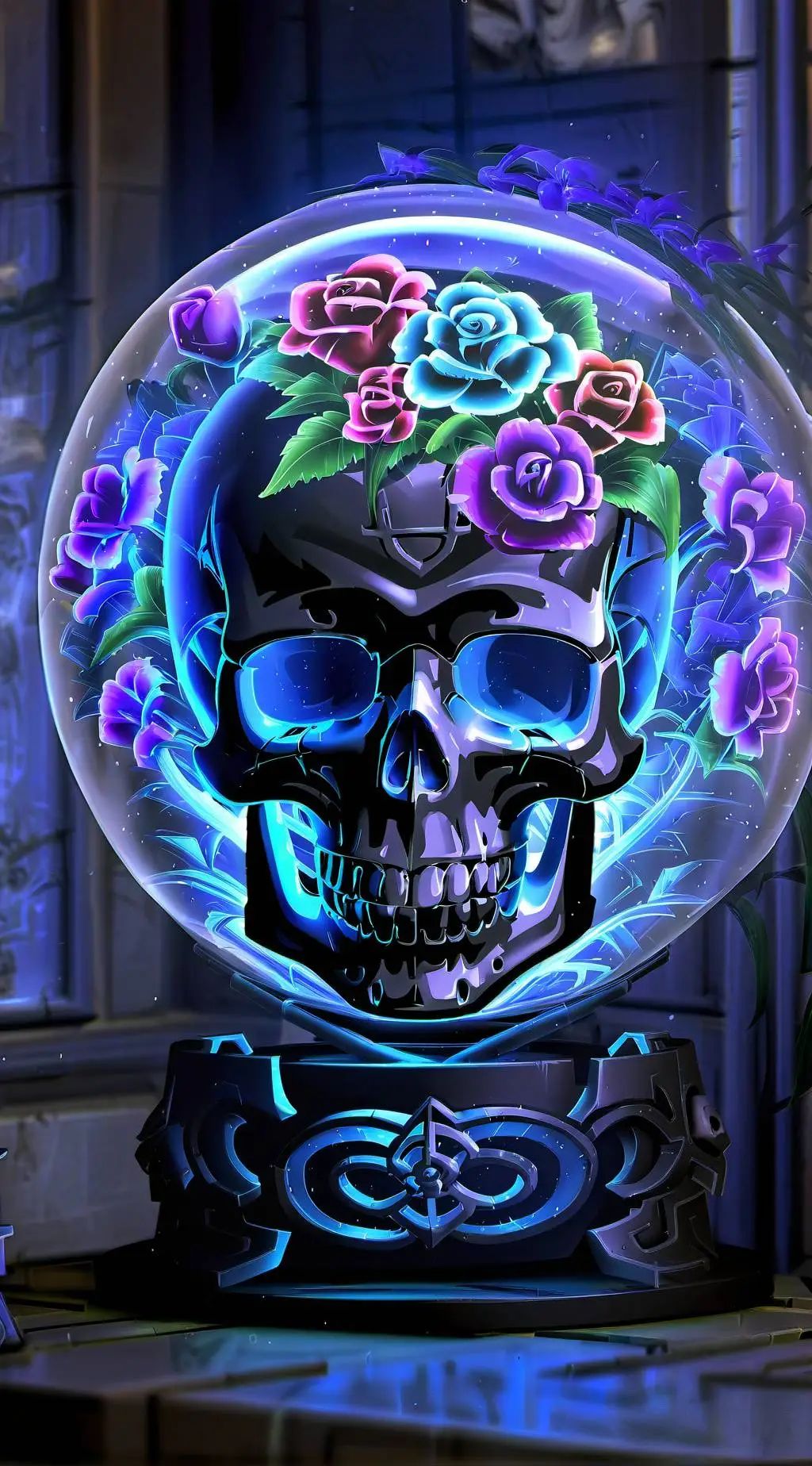 ai character: Death and Rebirth  background