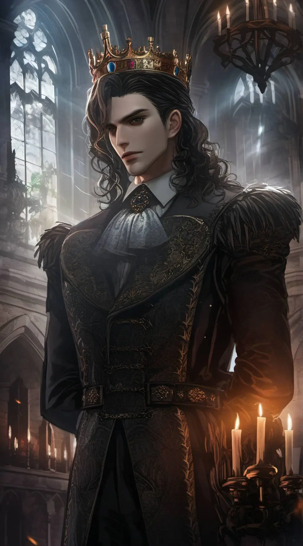 ai character: King Lothair background