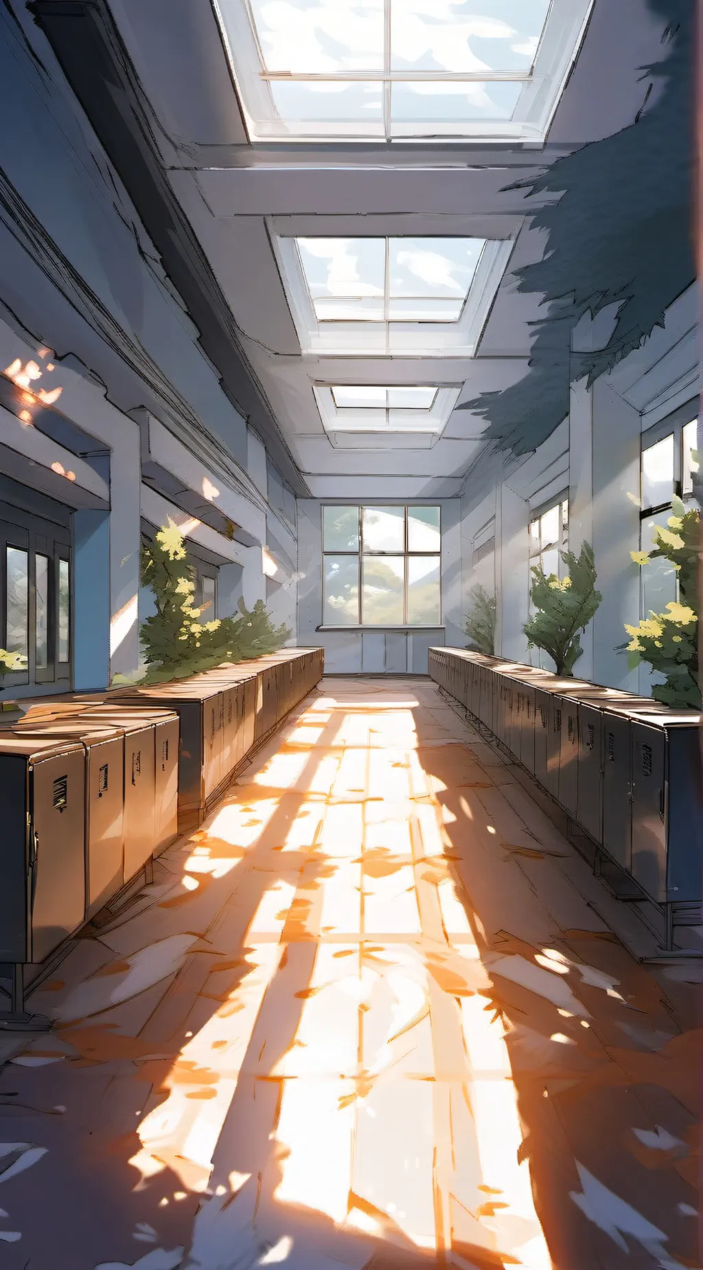 ai character: Alll boy school background