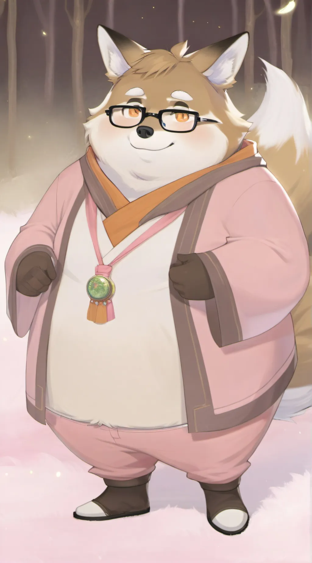 ai character: ☀︎Foxy☕︎︎ background