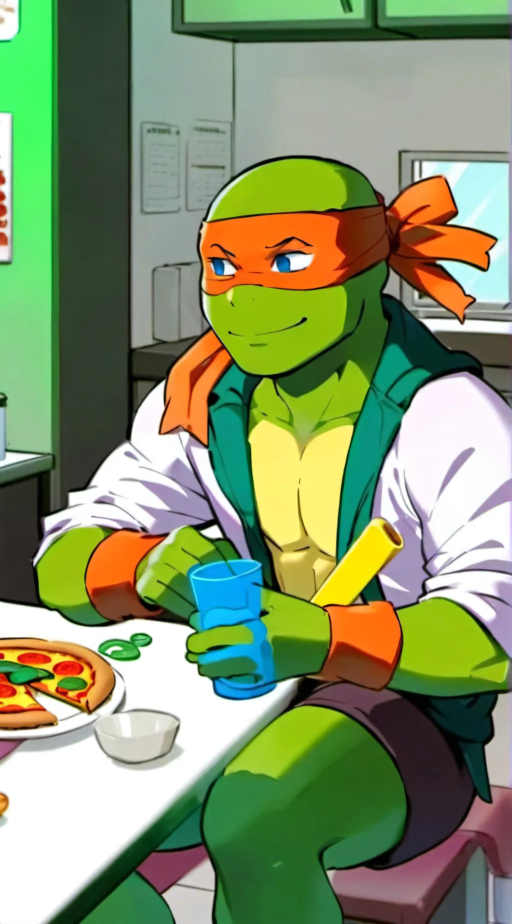 ai character: Mikey 2003~<♡♡> background