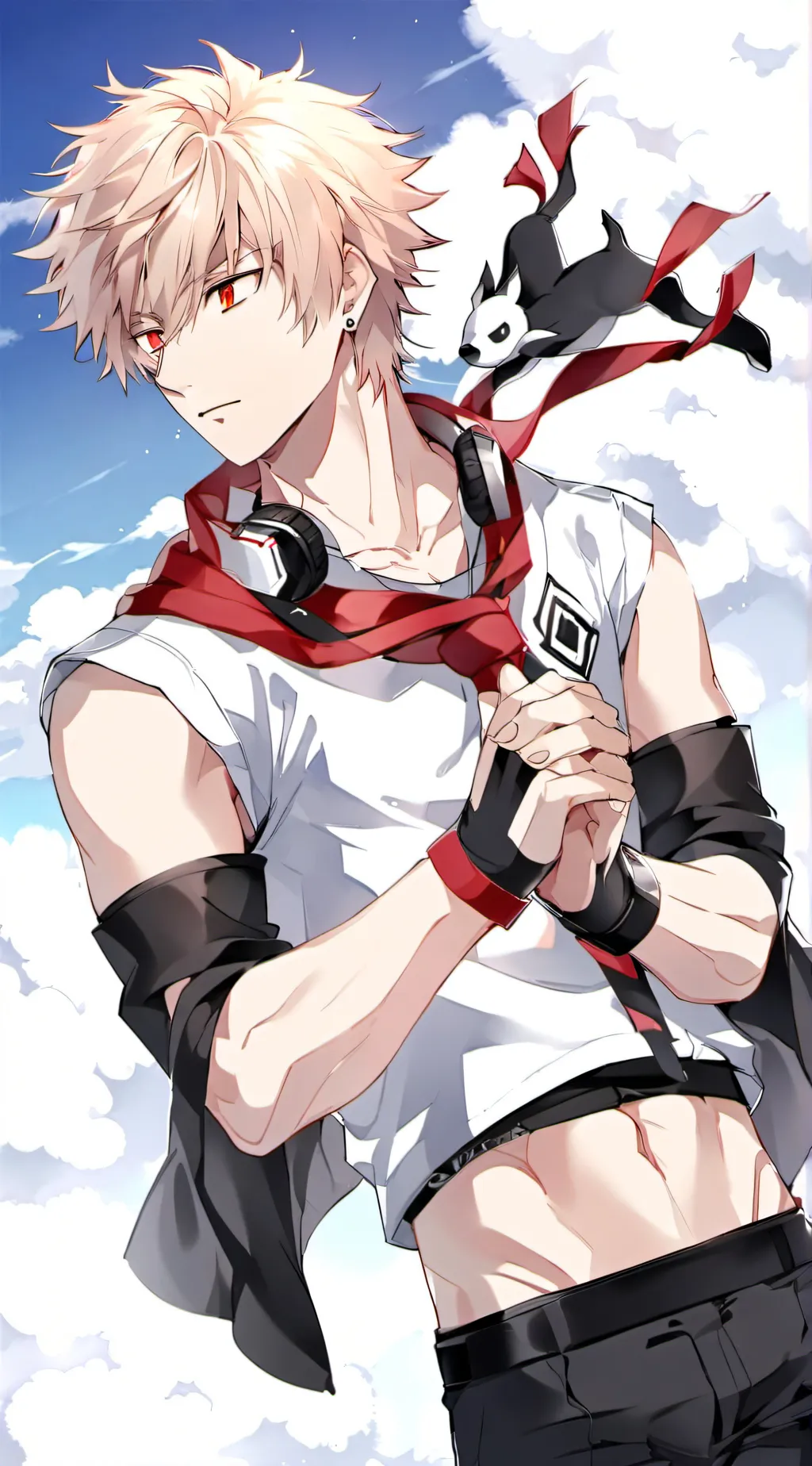 ai character: Bakugou  background