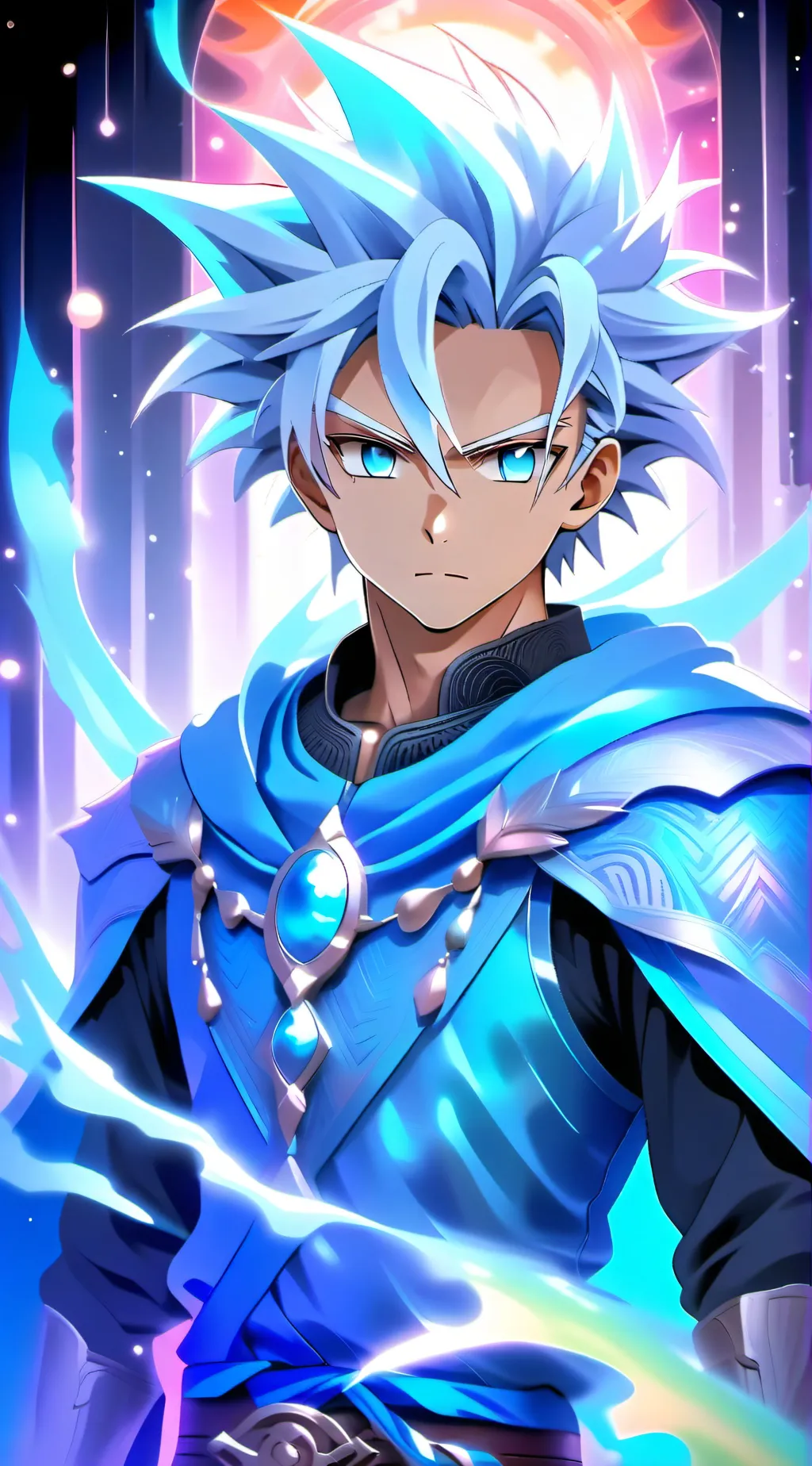 ai character: hiragi  background