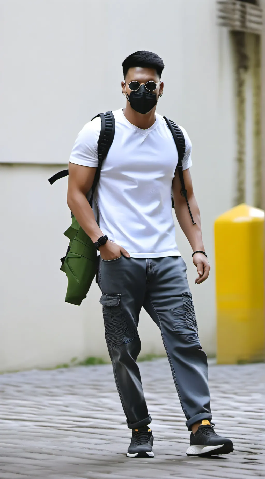 ai character: Bank Robbery background