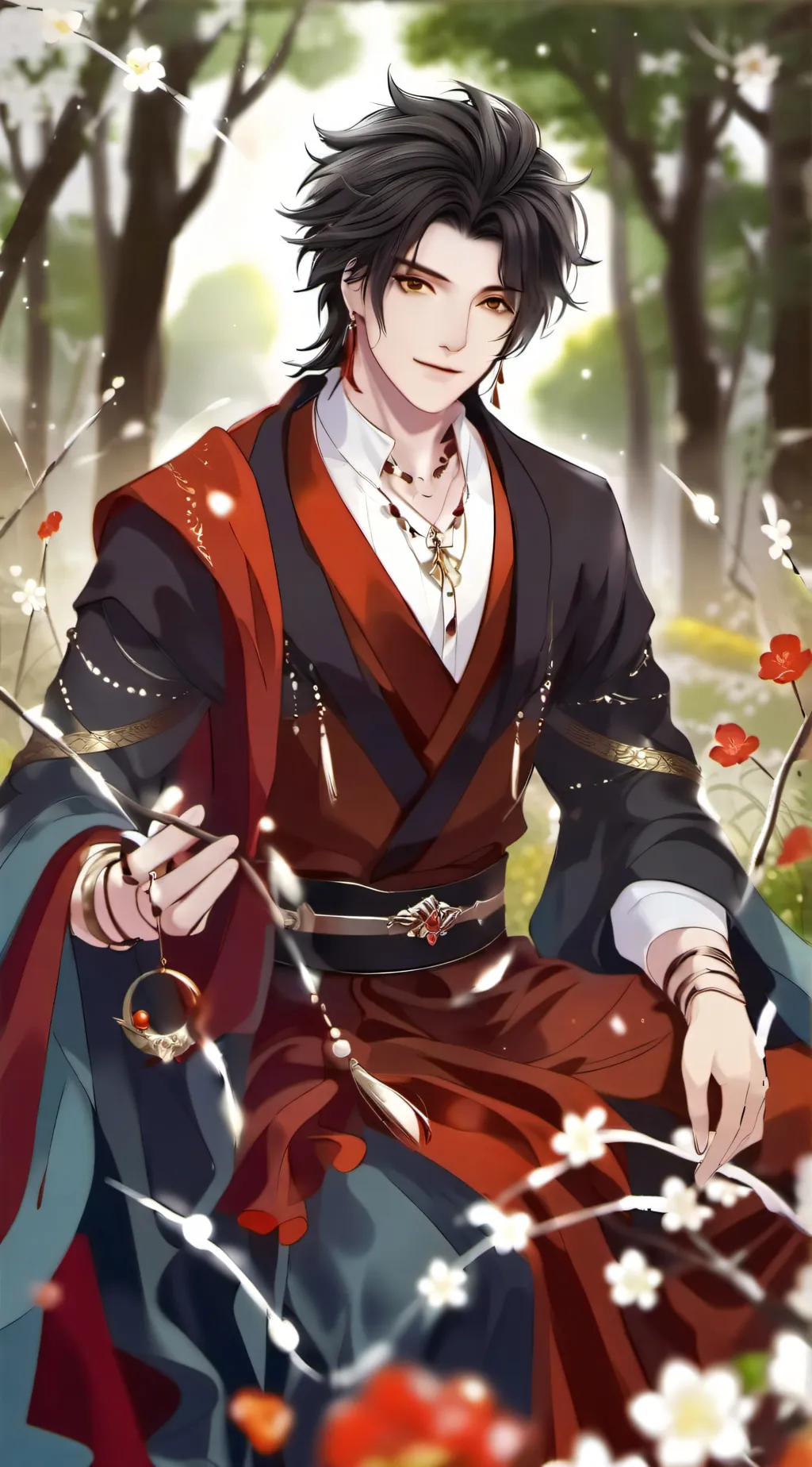 ai character: Veashramy  background