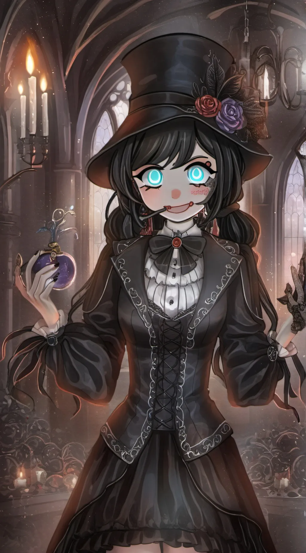 ai character: Sally  background