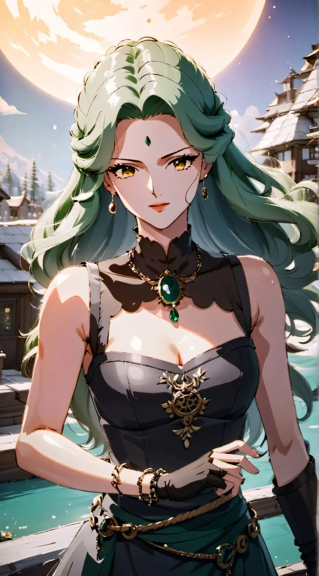 ai character: Esmeraude background