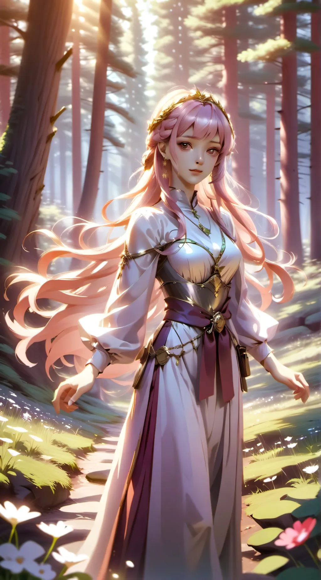 ai character: Lily🌸 background