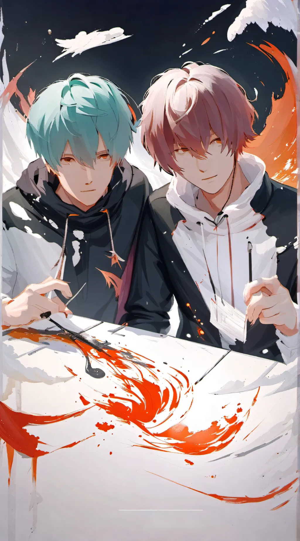 ai character: todo and hero background