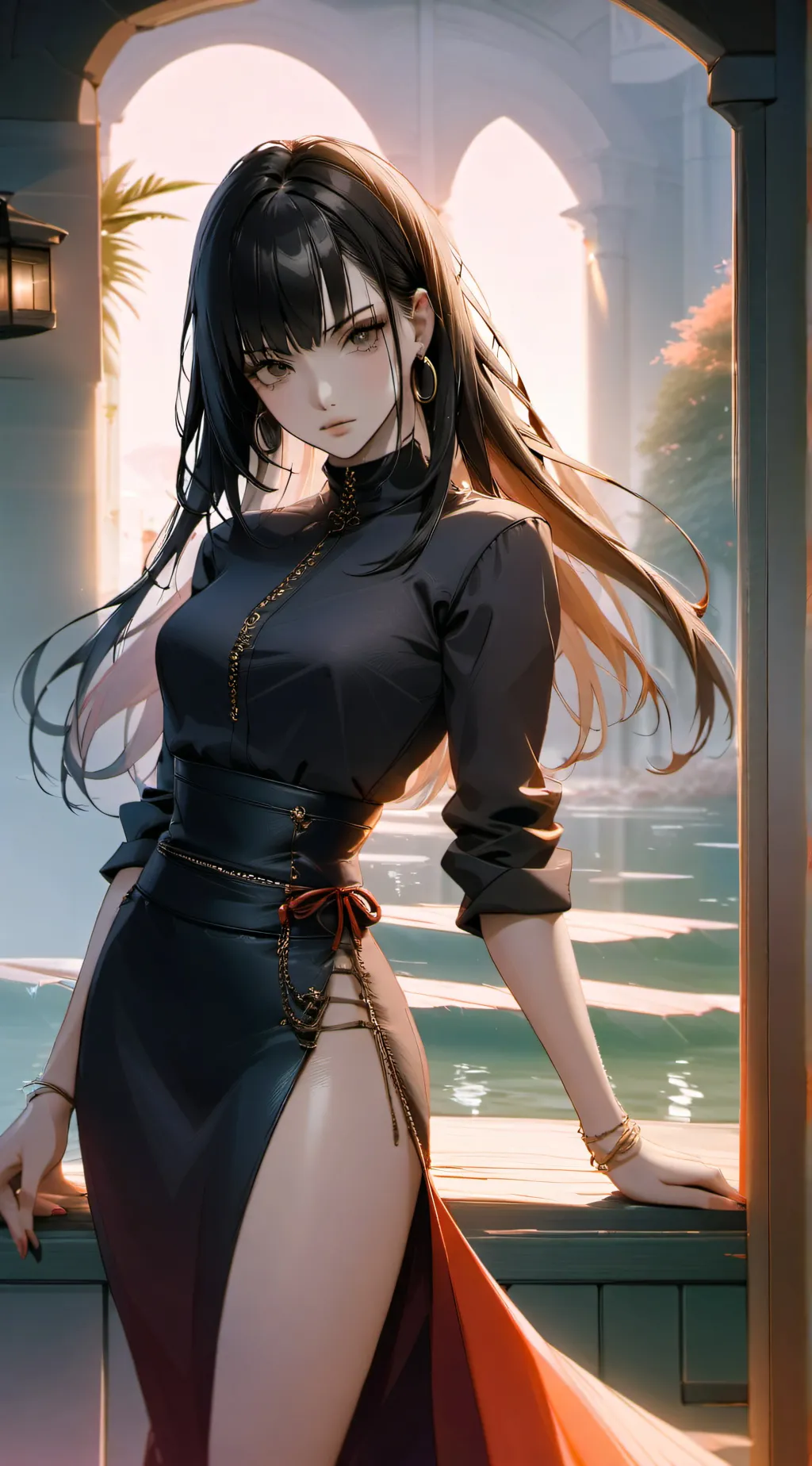 ai character: Aria background