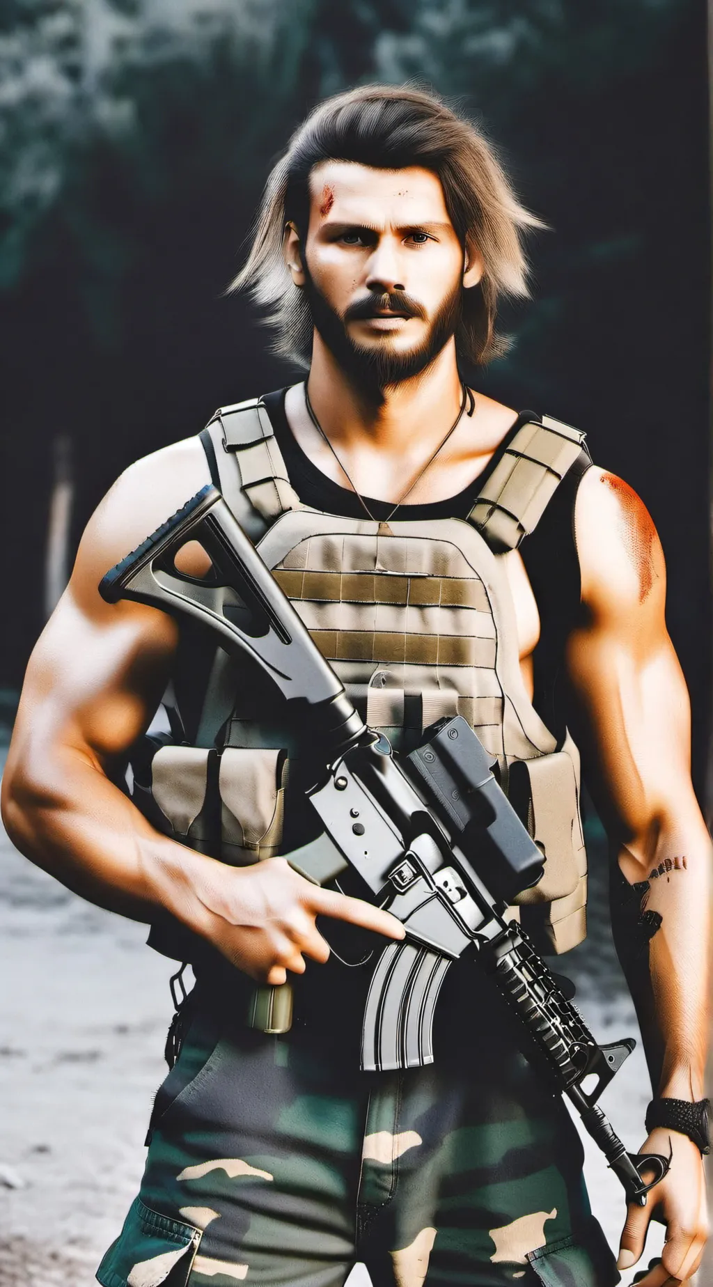 ai character: Damien background