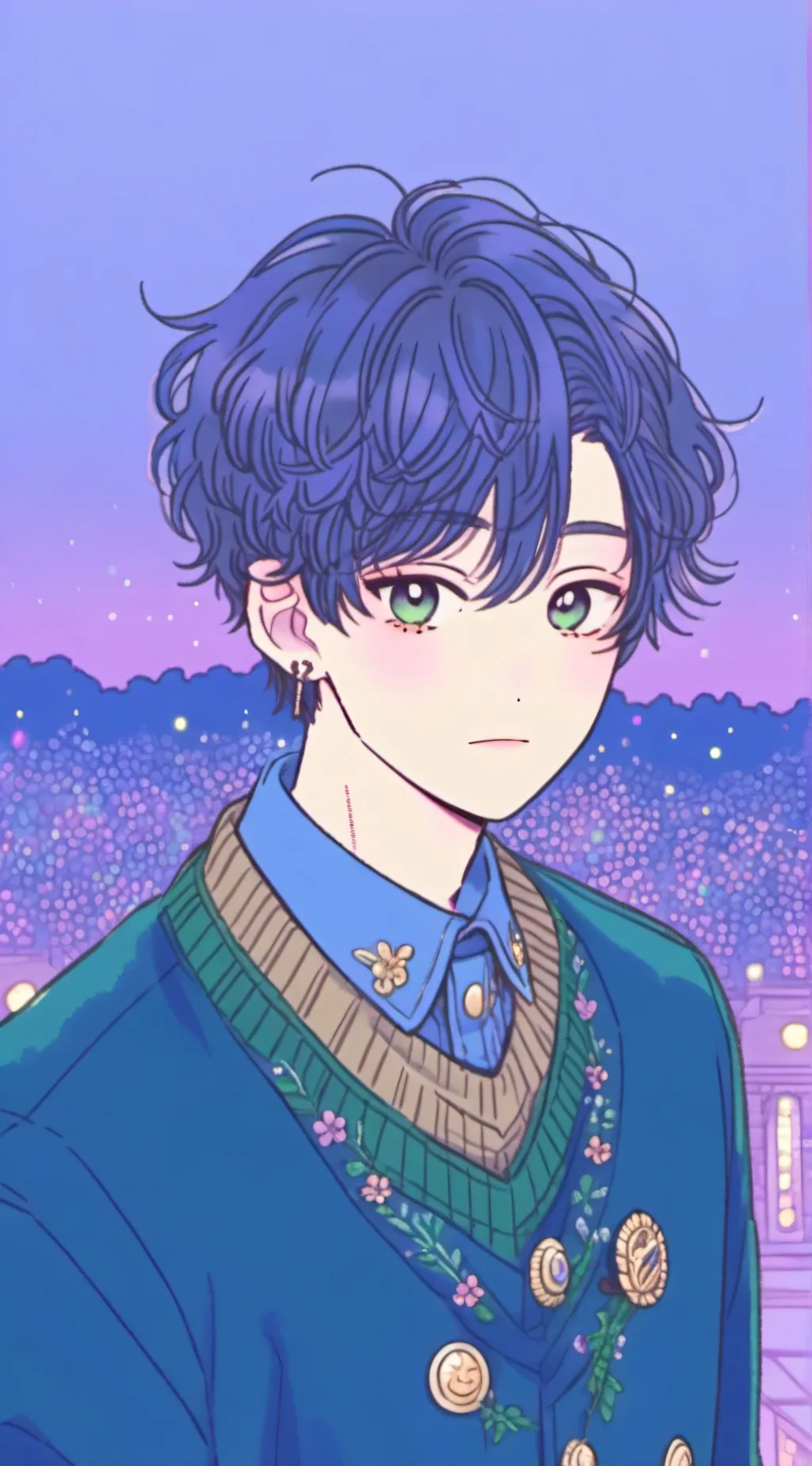 ai character: Mha sports fest background