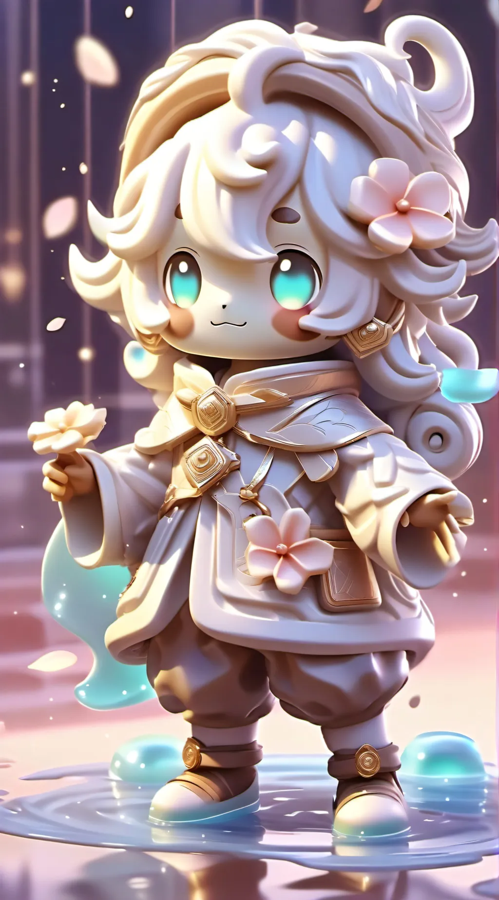 ai character: Cinnamonroll background