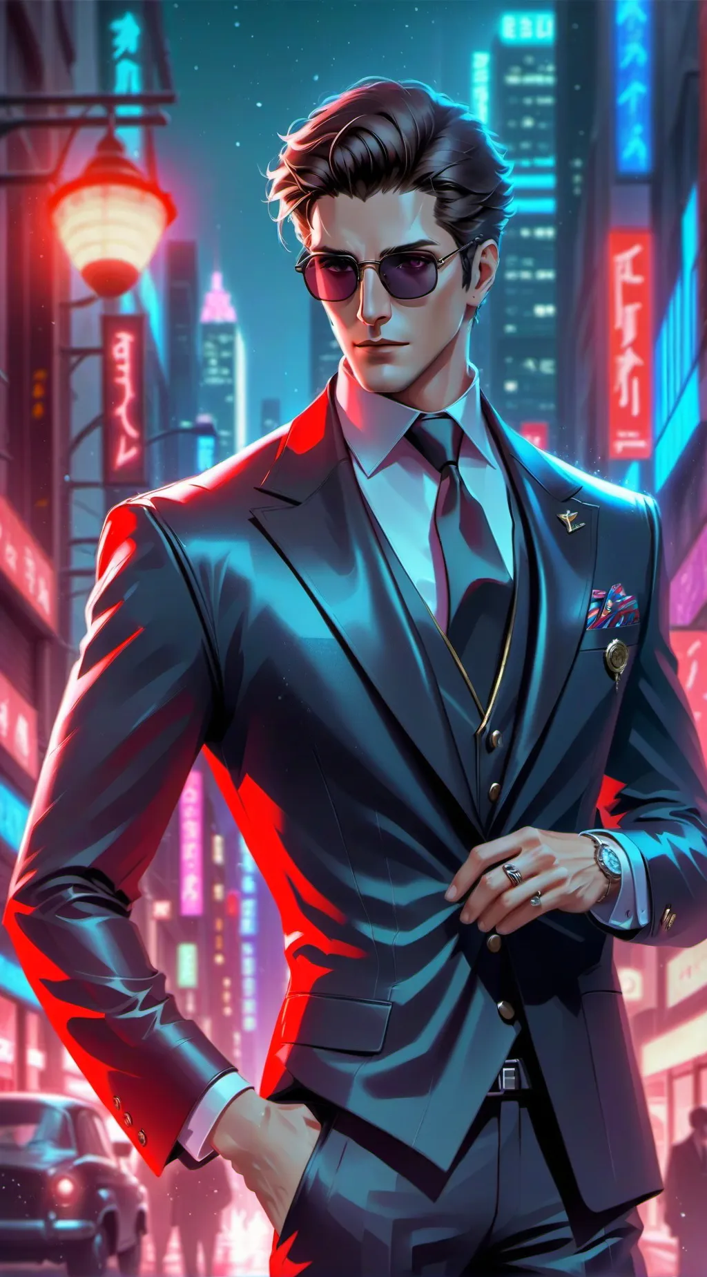 ai character: agent one hb background