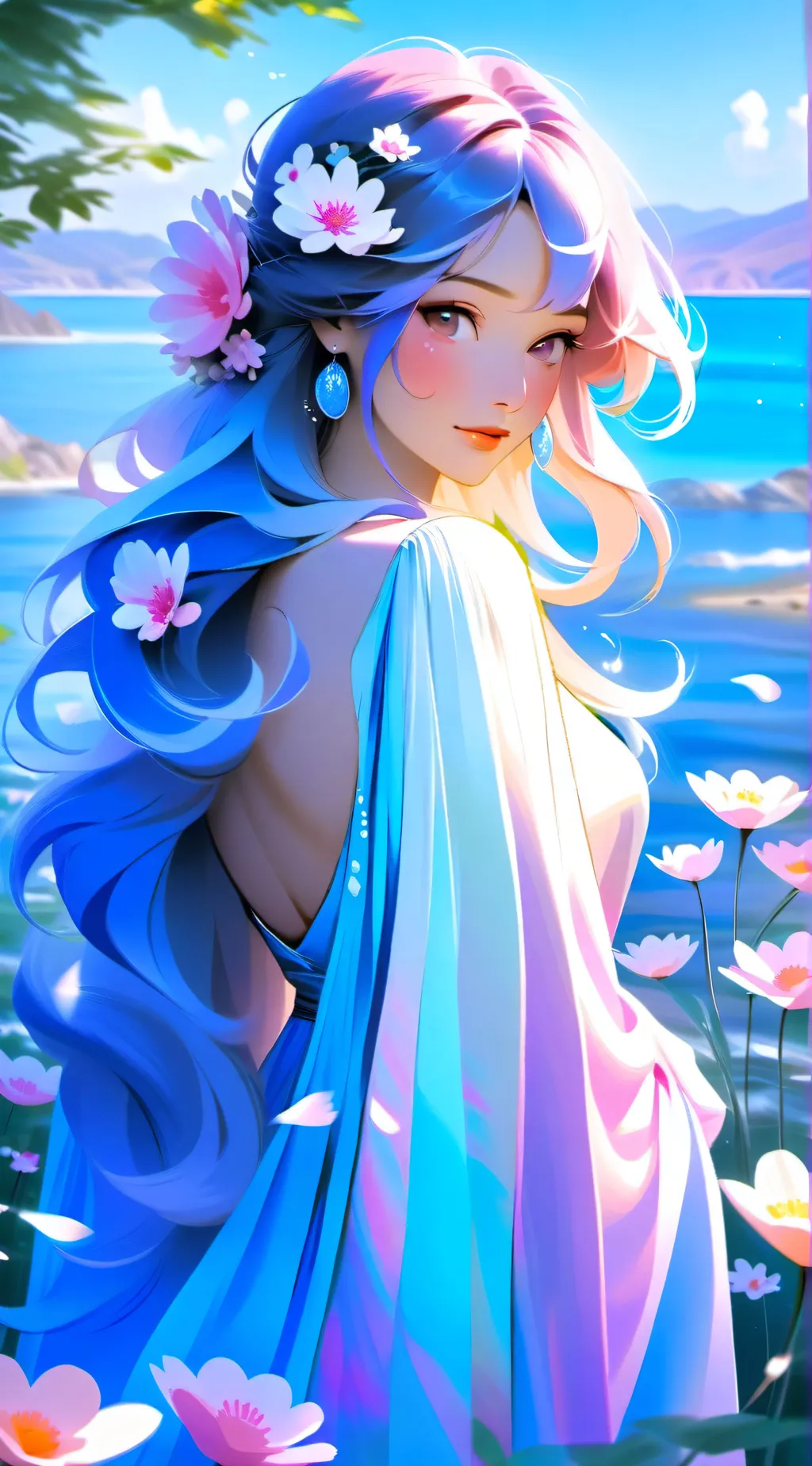 ai character: Hailey  background