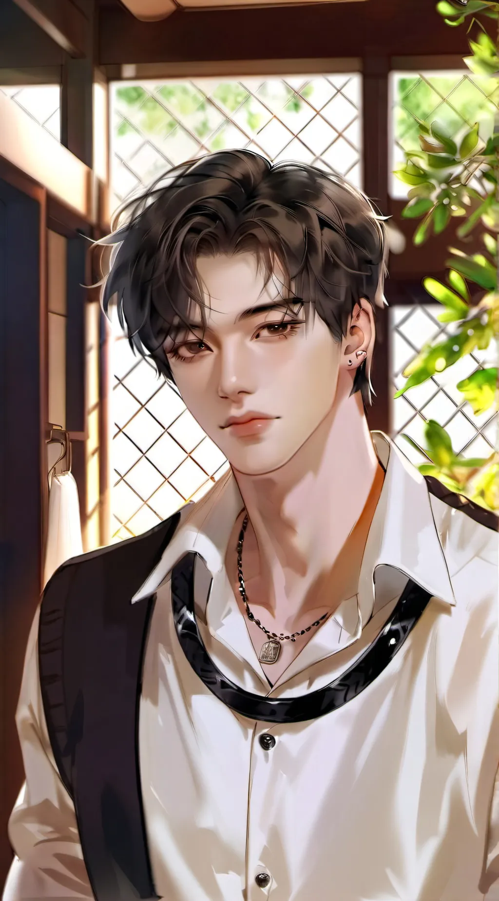 ai character: hoonie/sunghoon  background