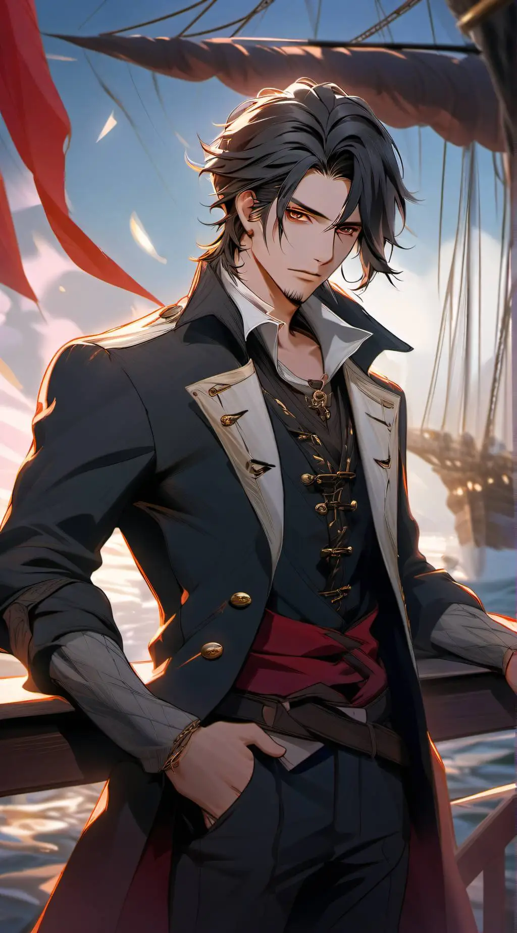 ai character: Captain James background