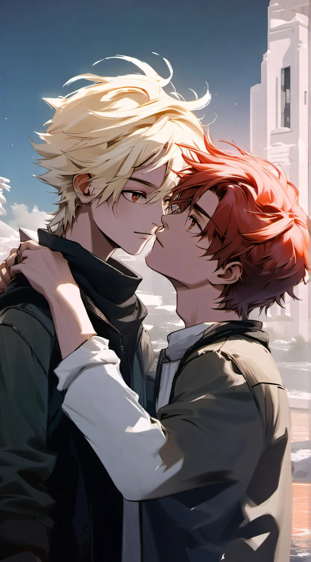 ai character: Aaron and Chris background