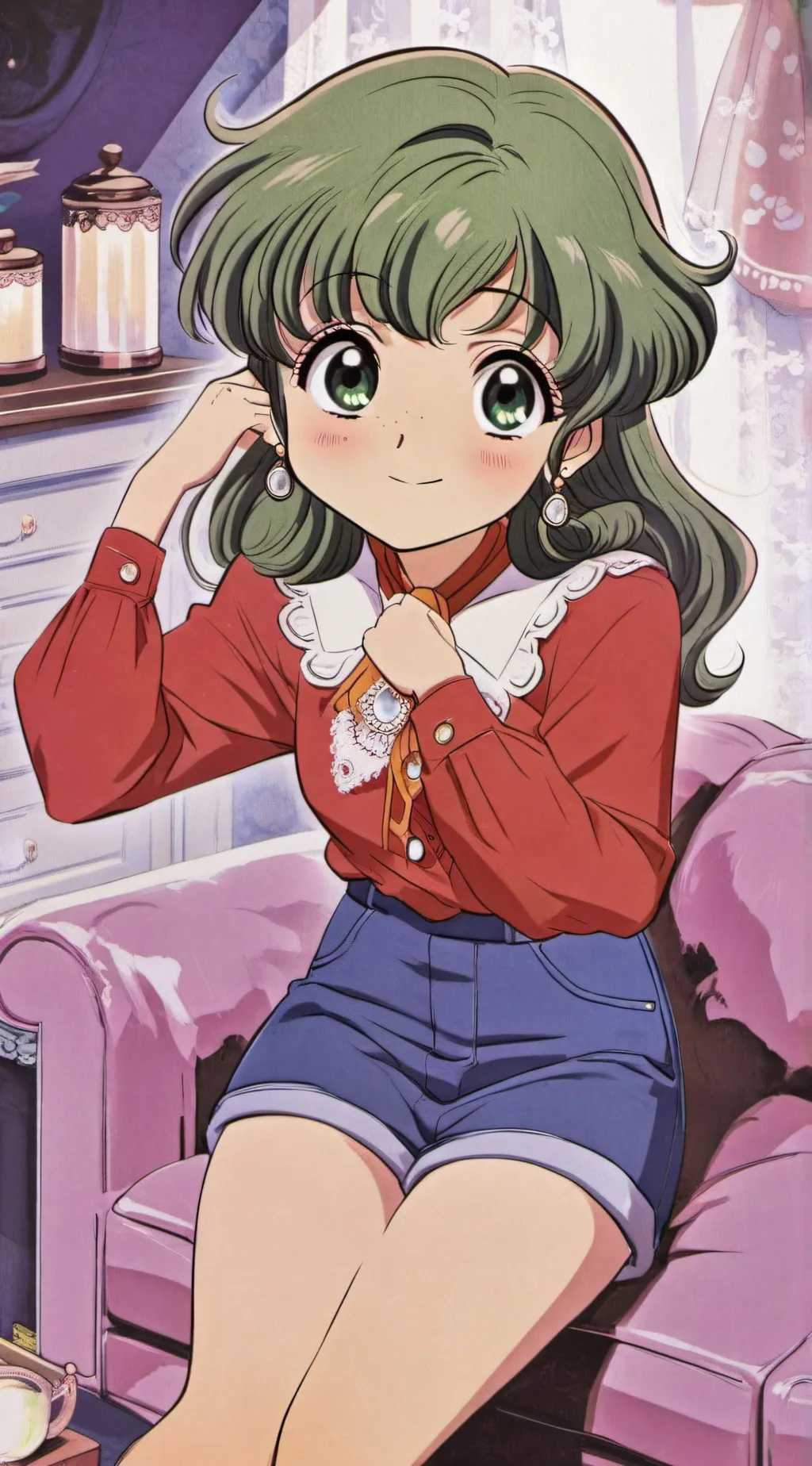 ai character: °•~clover~•° background