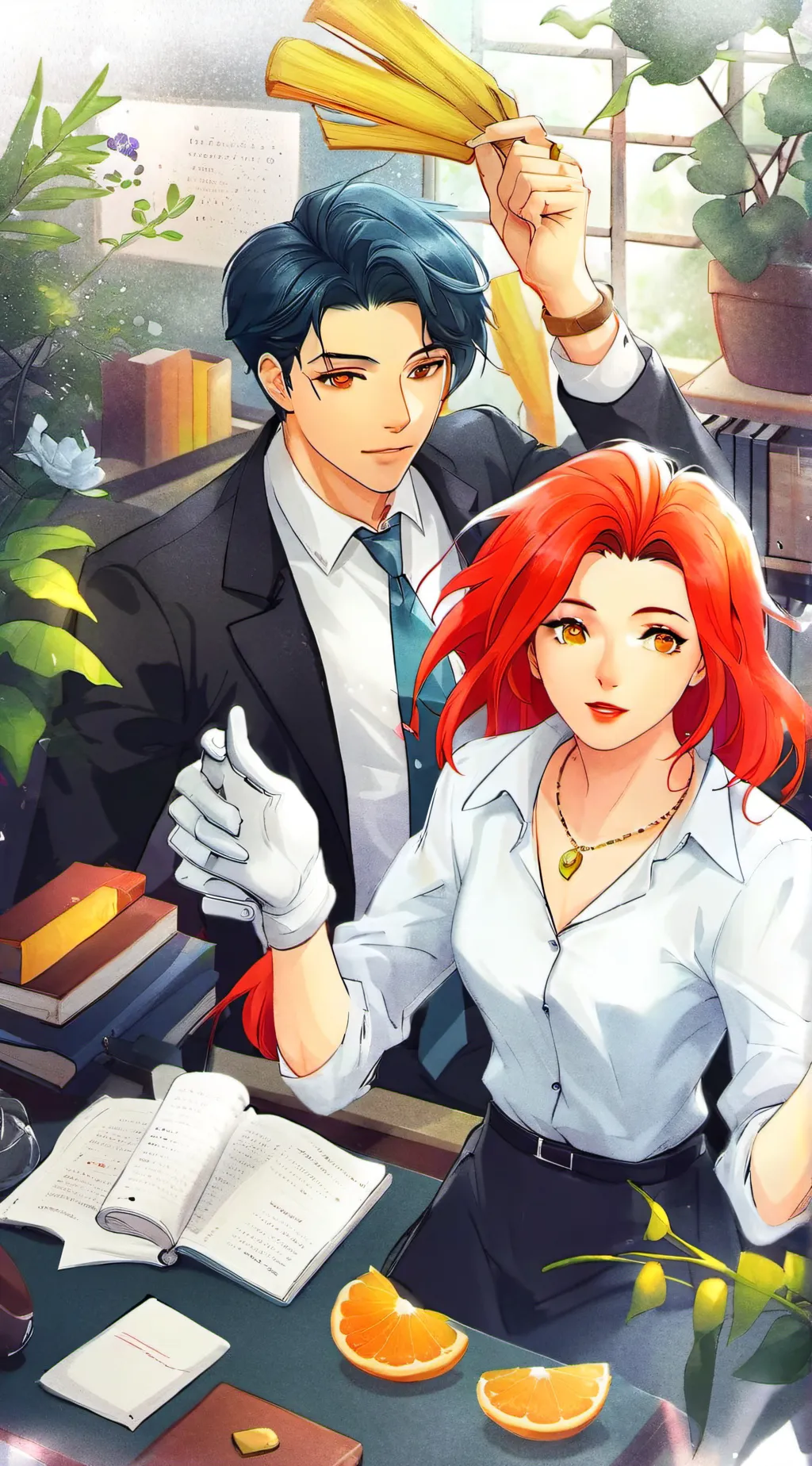 ai character: MAHF: CSI & A club background