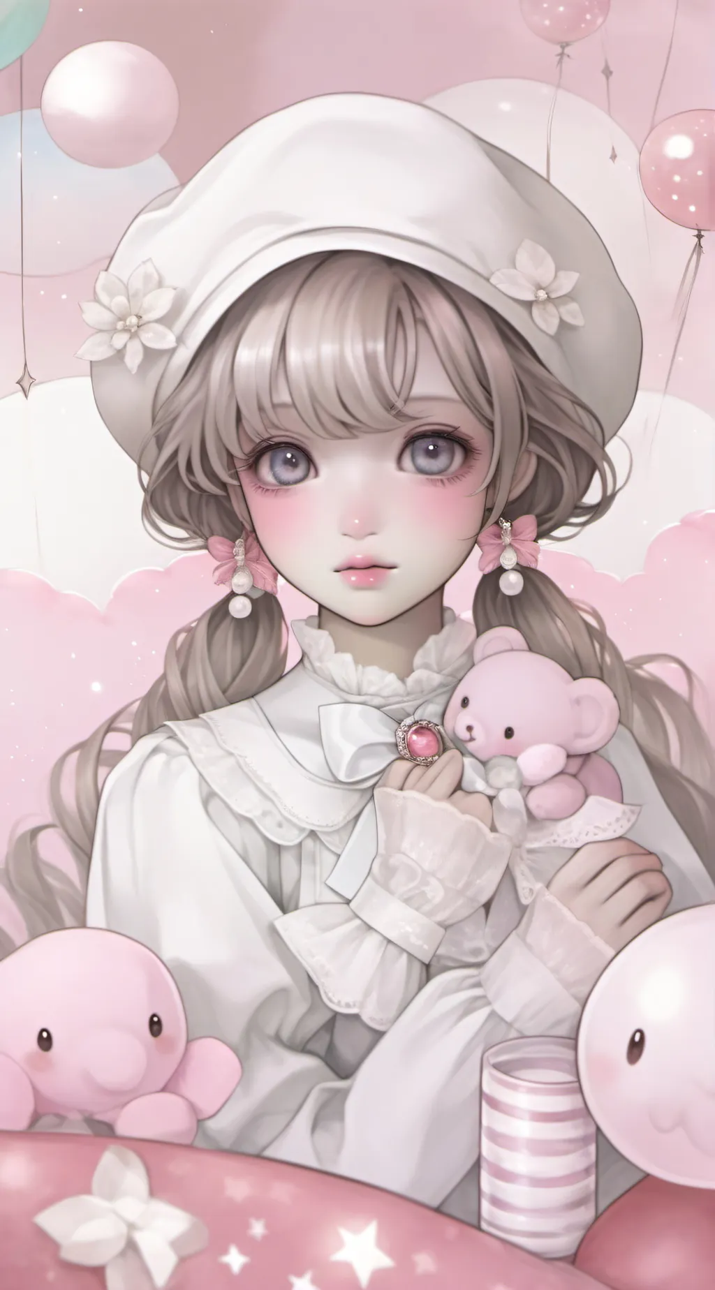 ai character: Luna background