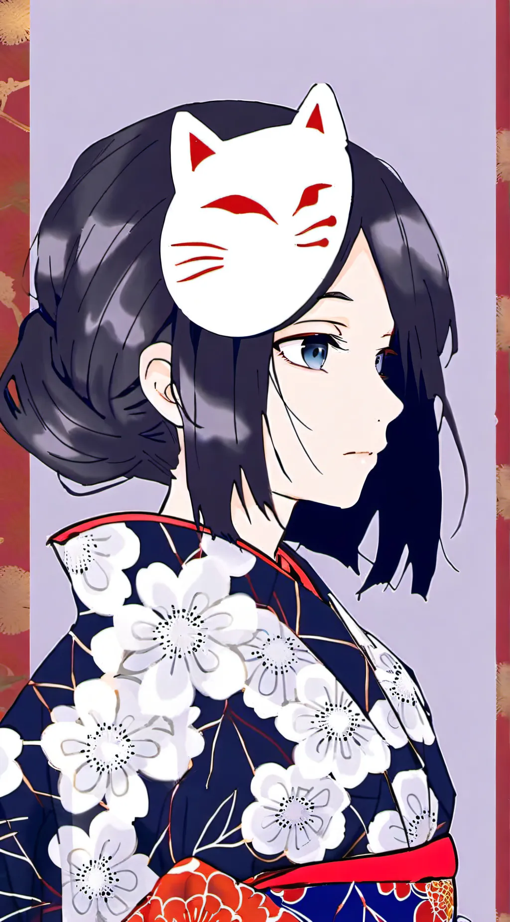 ai character: Makomo Tomioka background