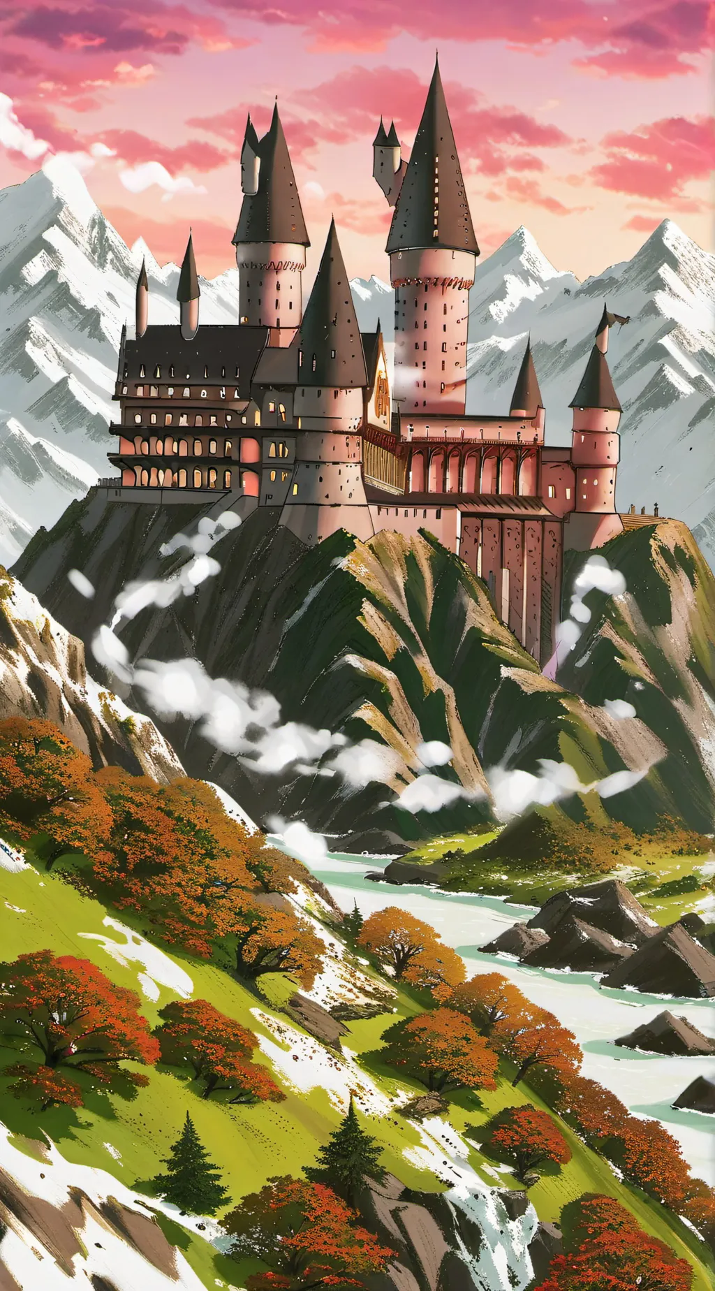 ai character: Hogwarts background